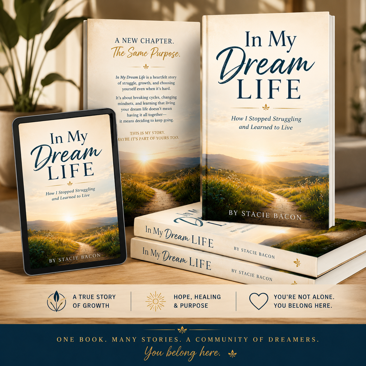In My Dream Life Book Mockup